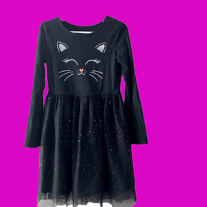 Girls cat Dress Size 5